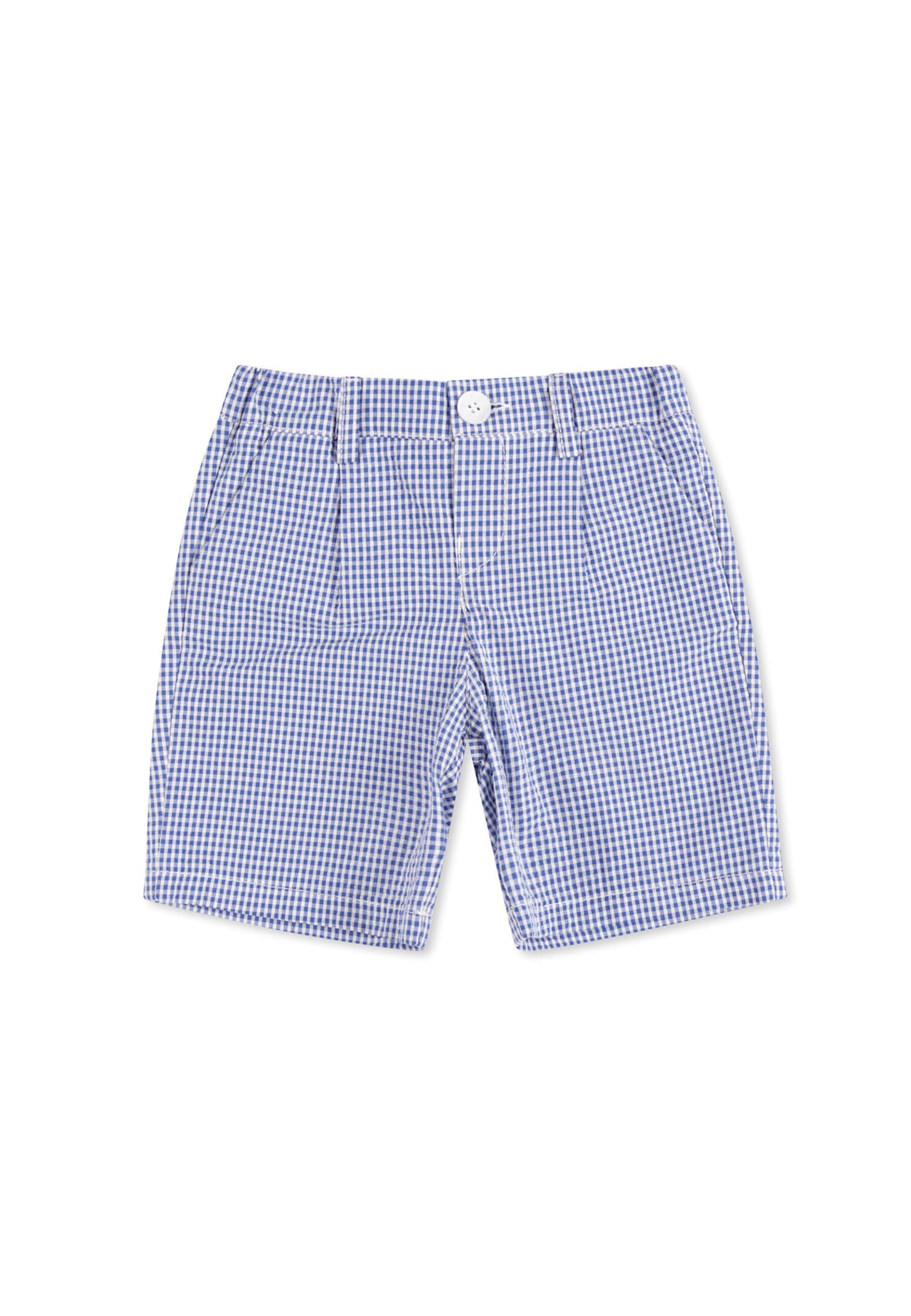 Shop Fay Blue Shorts For Boy With Logo