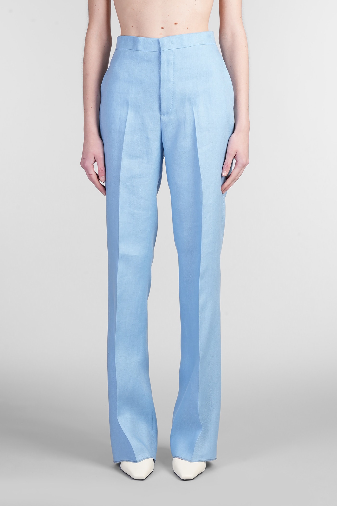 Tagliatore T-parigi In Cyan Linen