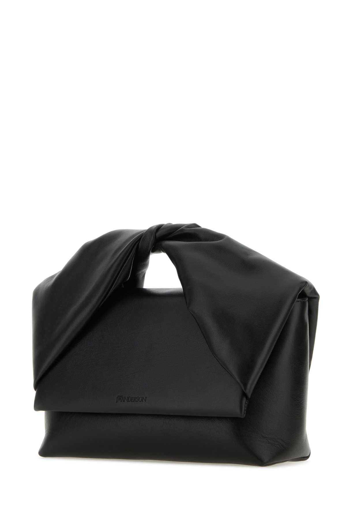 Jw Anderson Black Nappa Leather Twister Handbag