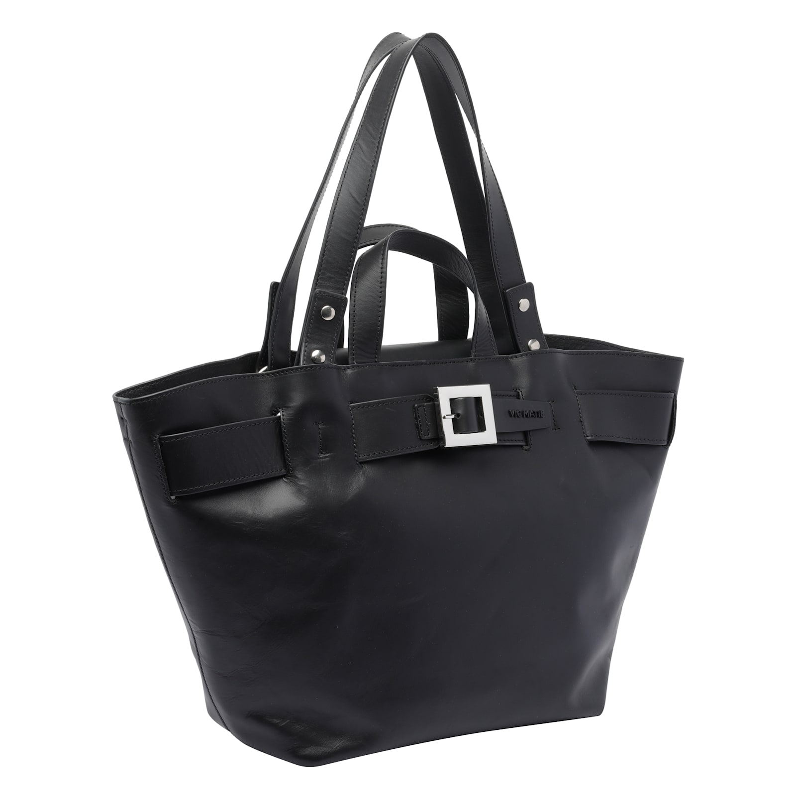 Vic Matie Shoulder Bag In Black