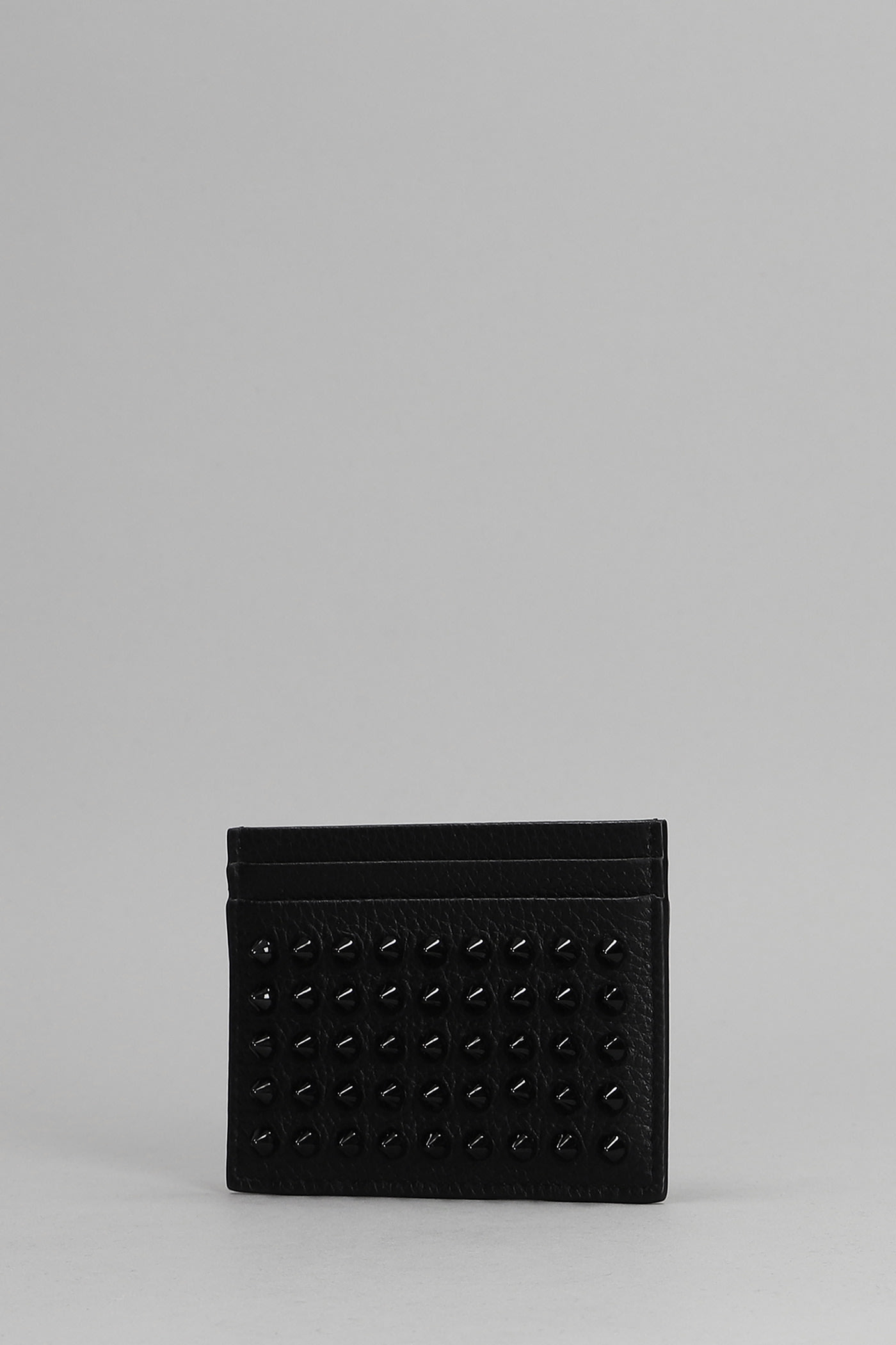 Shop Christian Louboutin Kios Simple Card Holder In Black
