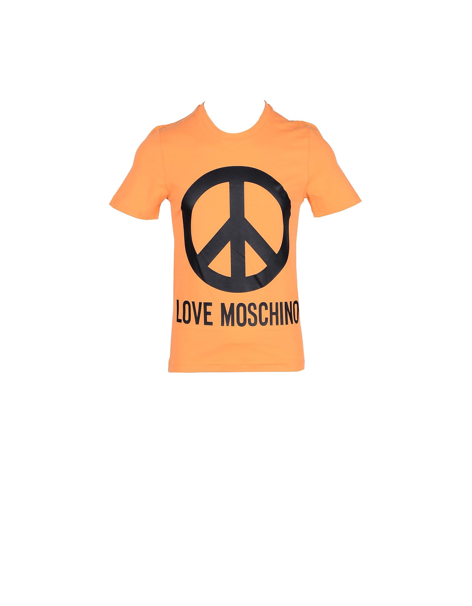 Love Moschino Mens Orange T-shirt