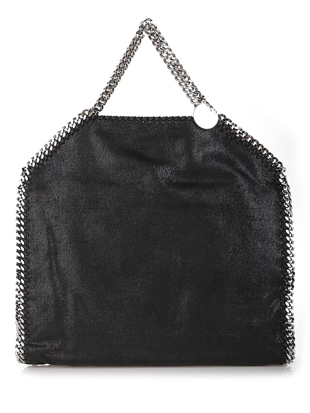 Stella Mccartney Black Falabella Tote Bag In Nero