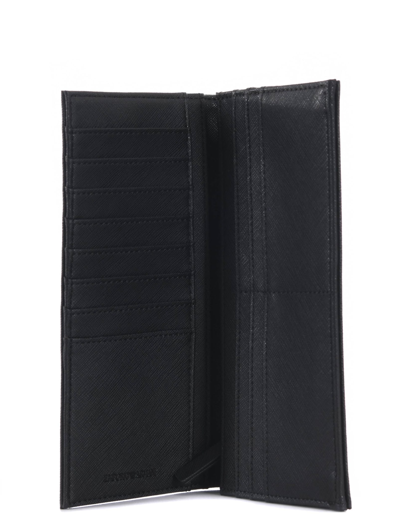 Shop Emporio Armani Wallet In Eco-leather In Black