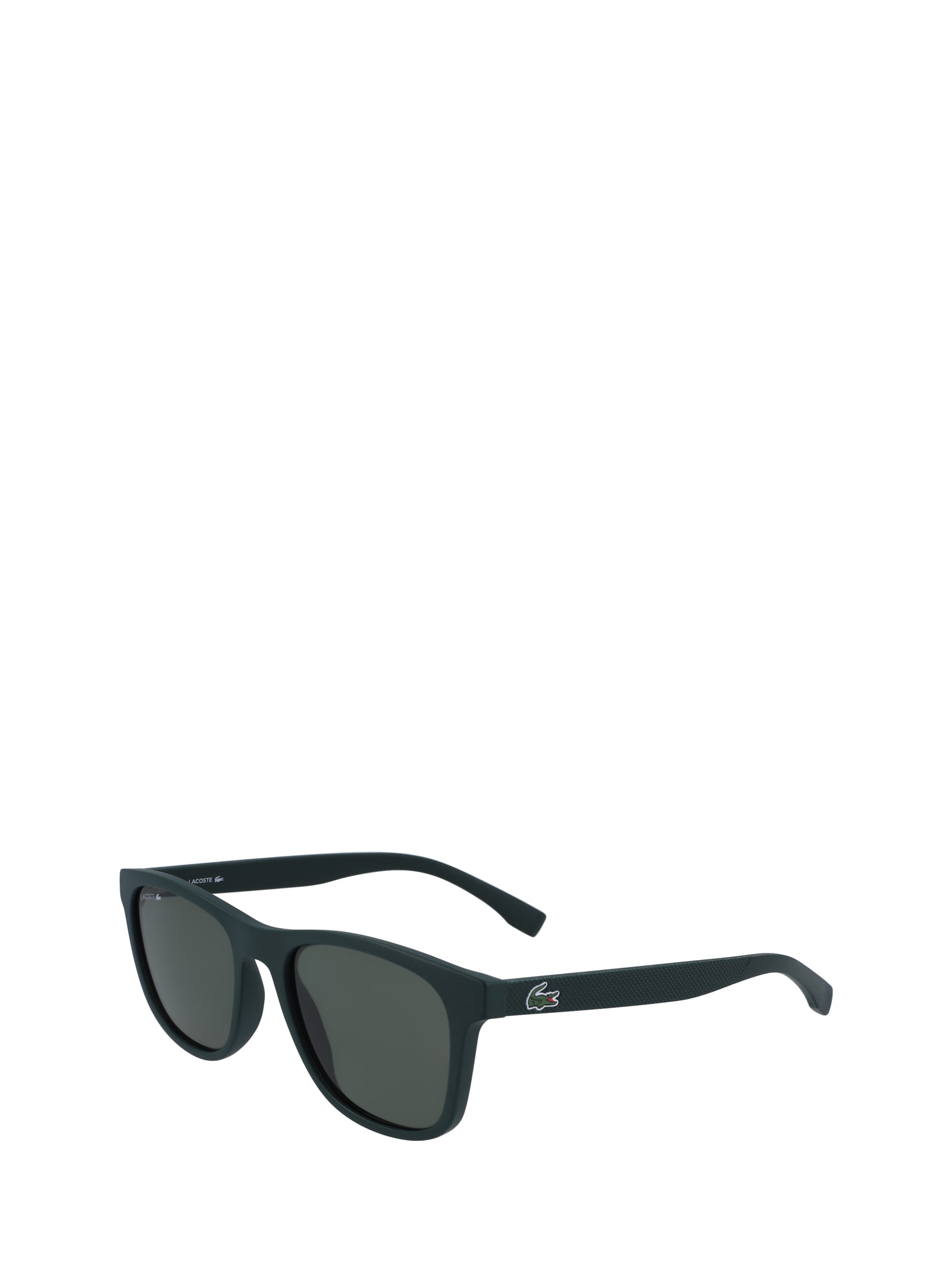 Shop Lacoste L884s Matte Green Sunglasses