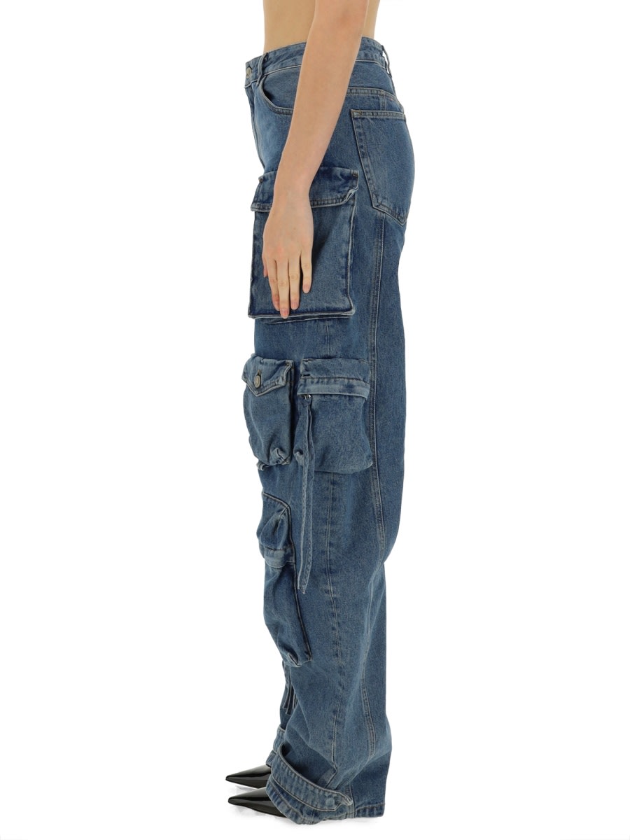 Shop Attico Jeans Fern In Denim