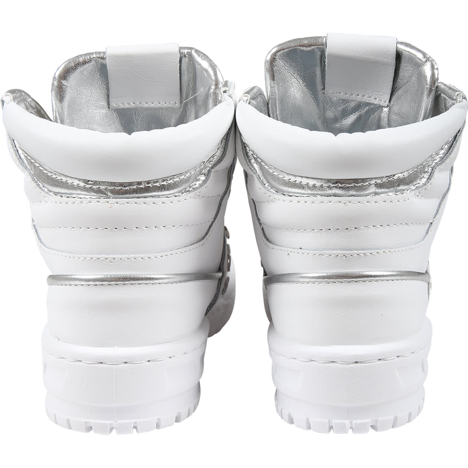 Shop Chiara Ferragni White Sneakers For Girl With Eyestar