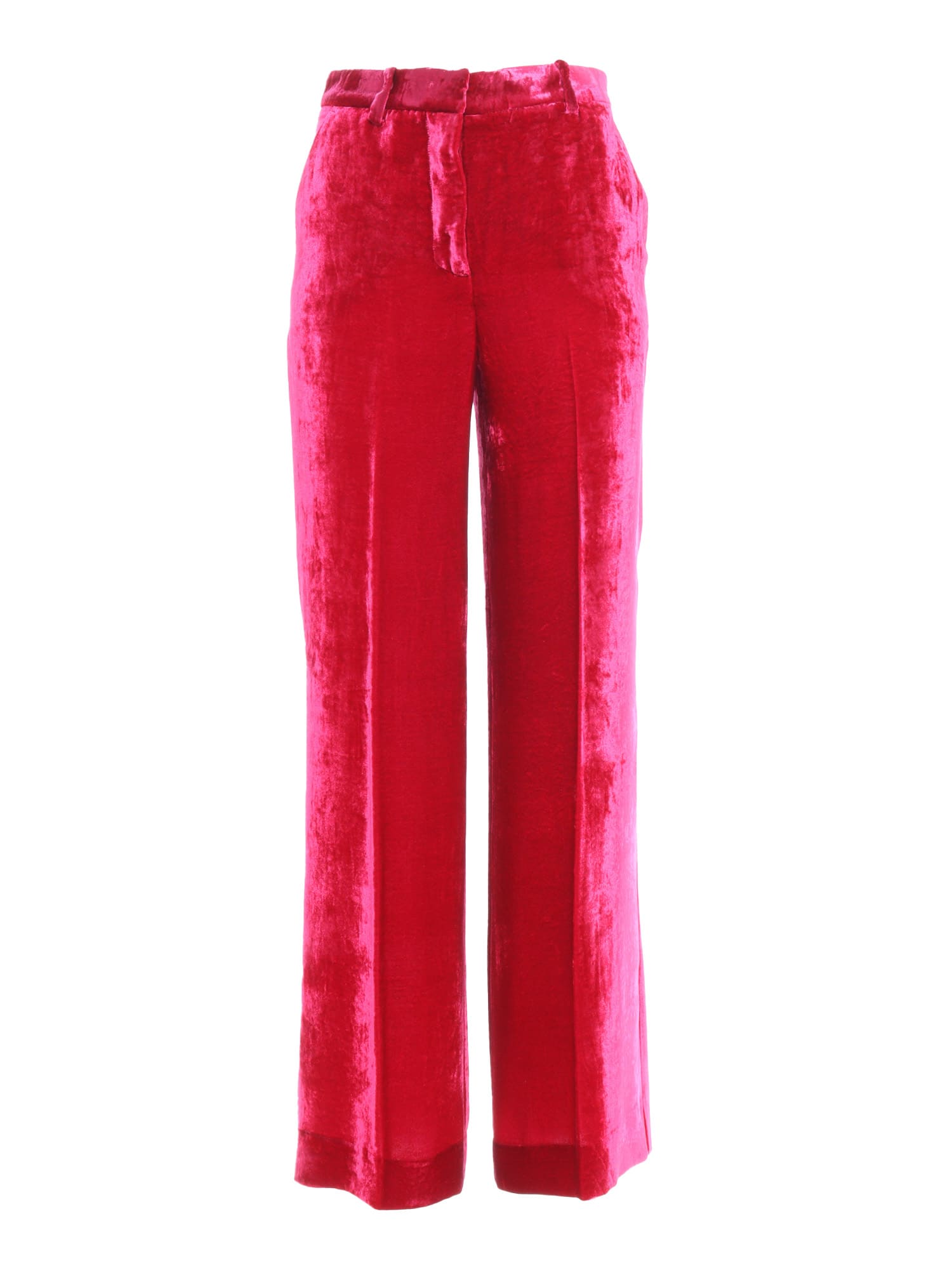 P.a.r.o.s.h Velvet Pants In Red