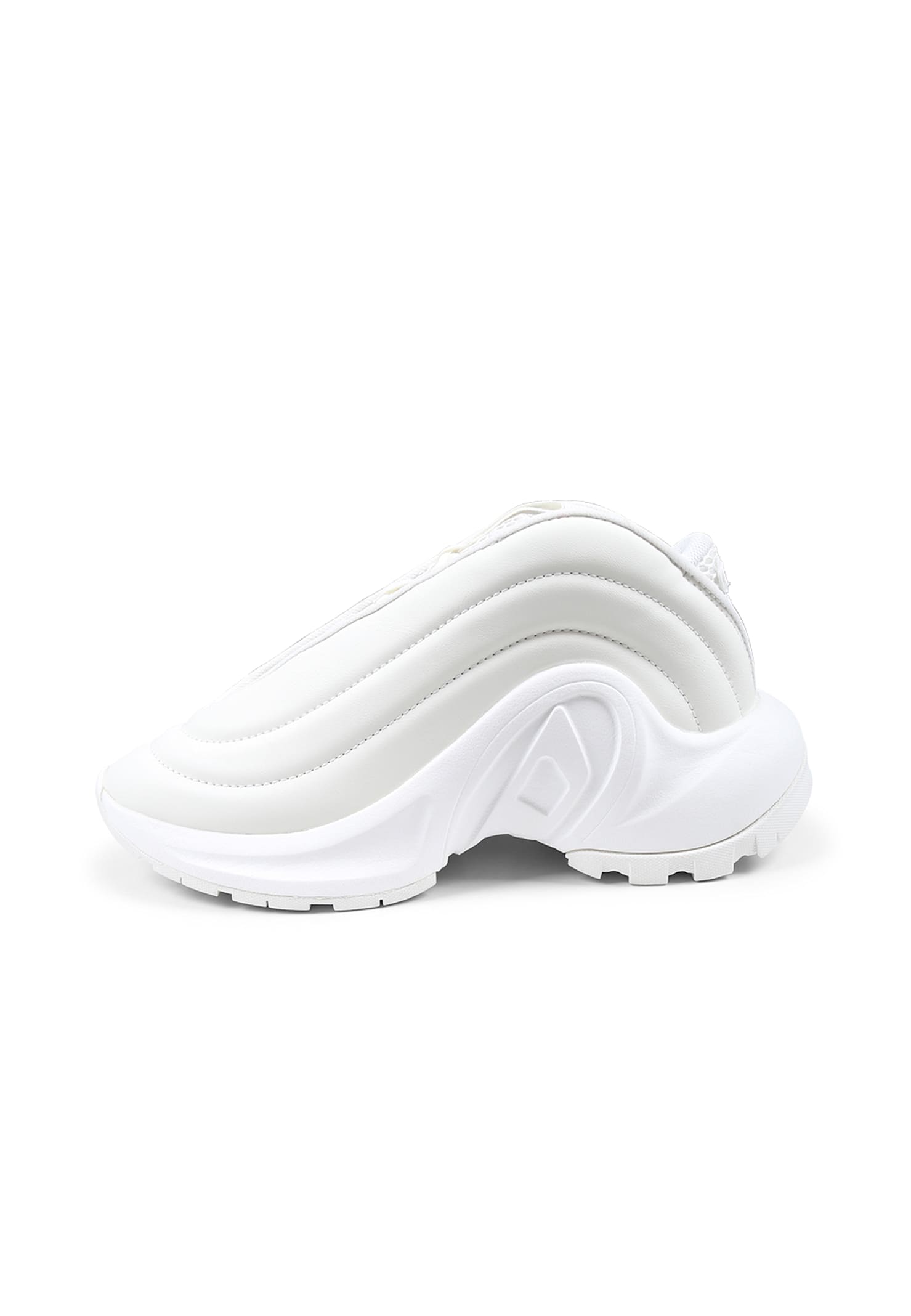 Diesel Kids White S-d-runner X Sneakers In White