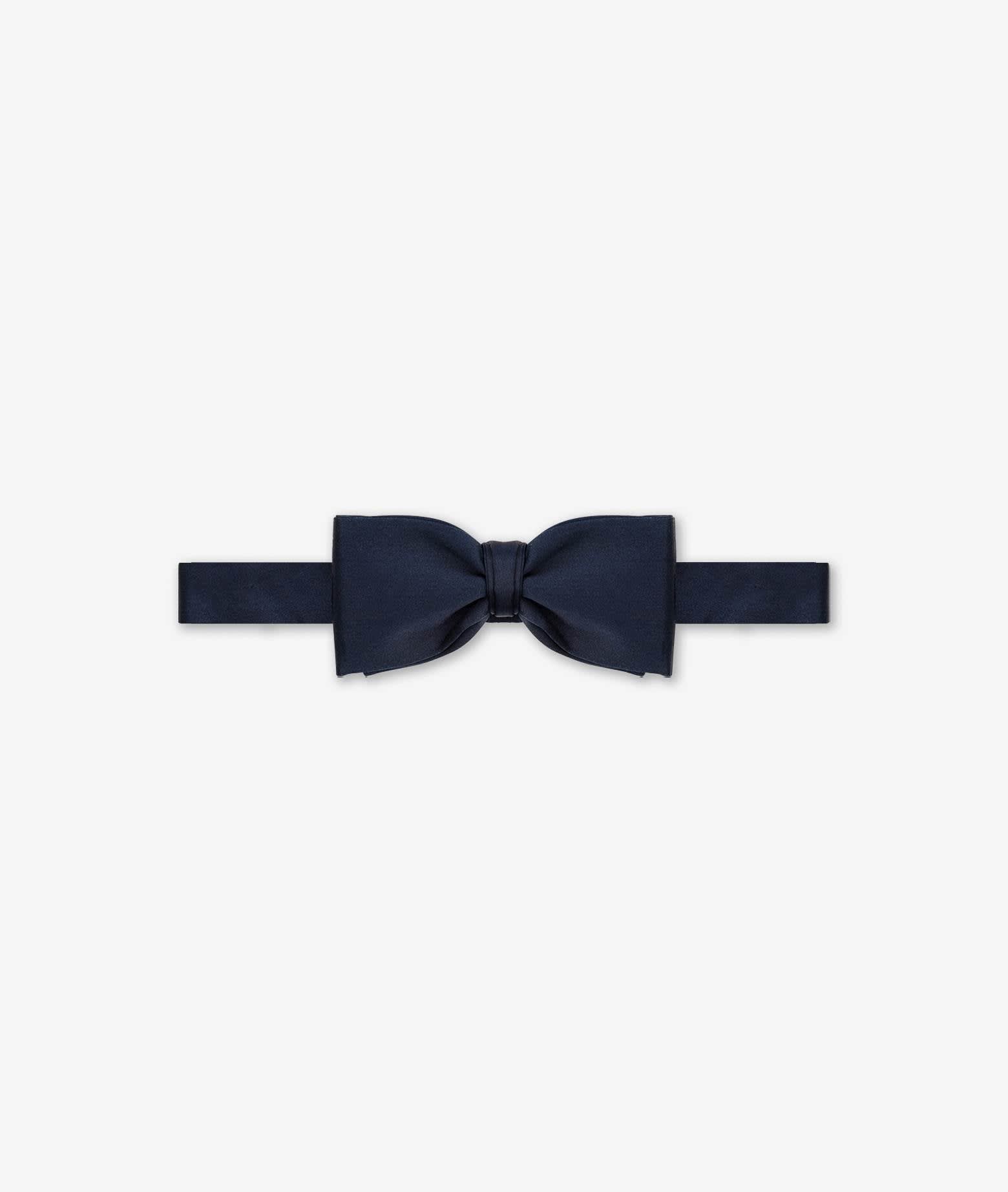 Larusmiani Bow Tie For Tuxedo Tie In Blue