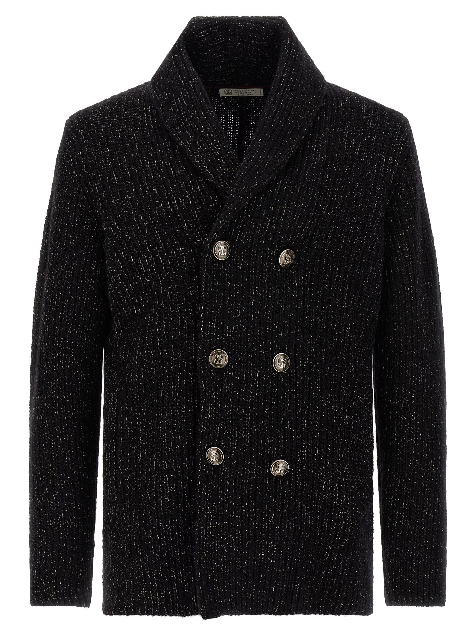 Double-breasted Cardigan - Brunello Cucinelli - Modalova
