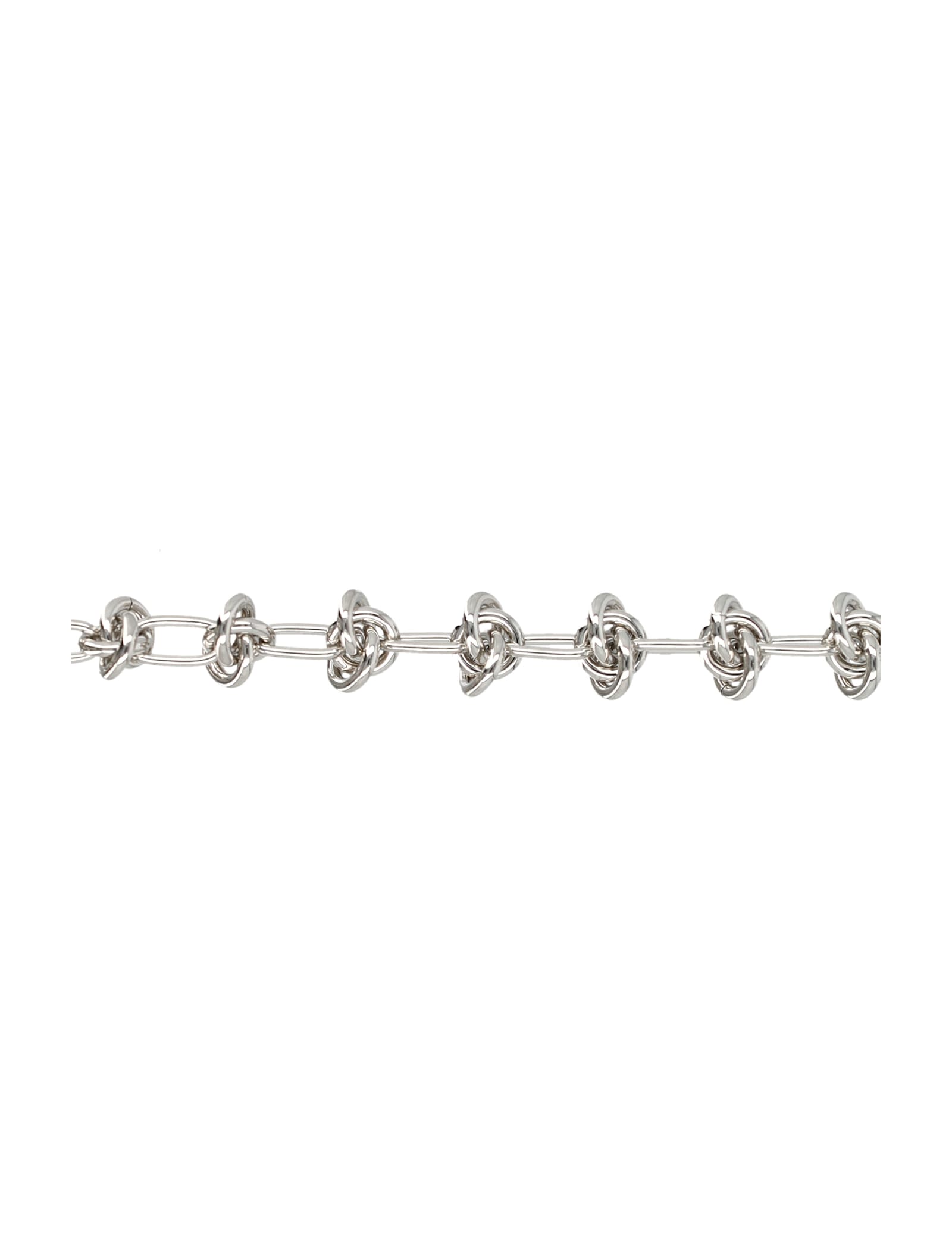 Justine Clenquet Daria Knot Choker In Silver