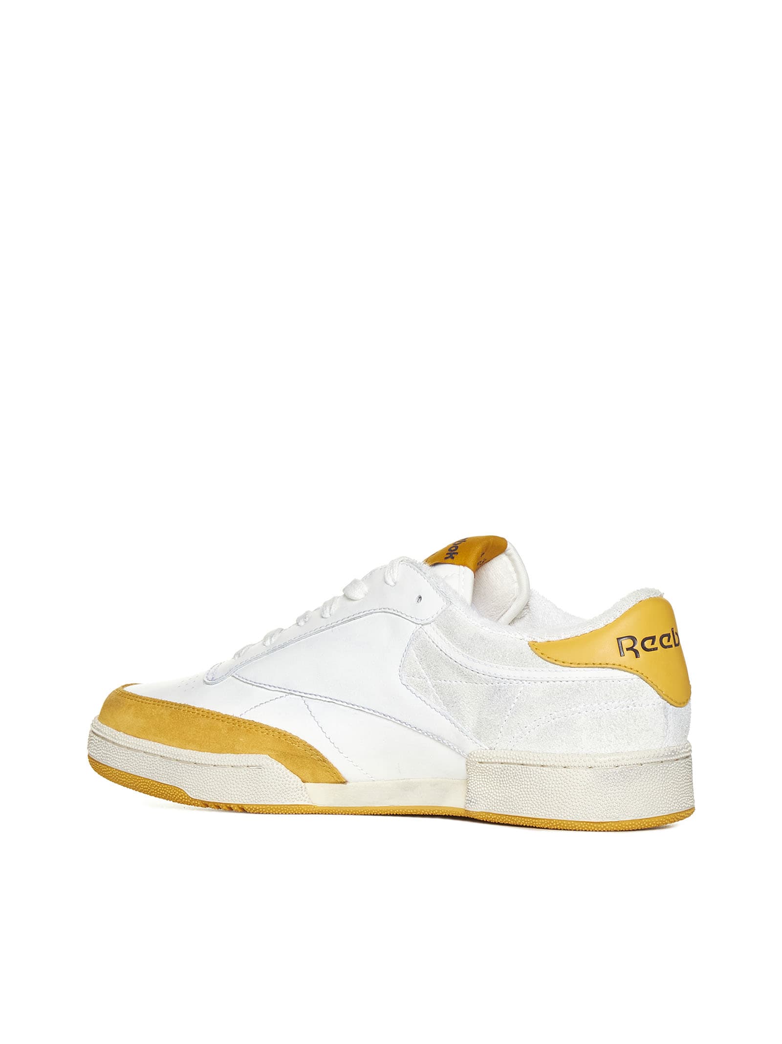 Shop Reebok Sneakers In White Orange