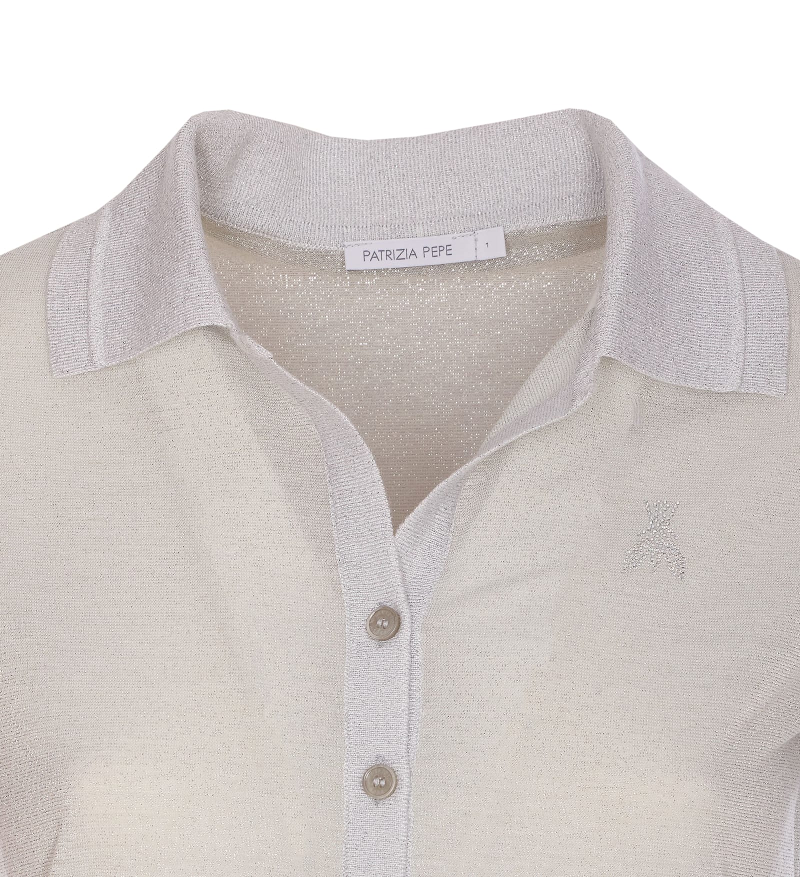 PATRIZIA PEPE LUREX T-SHIRT