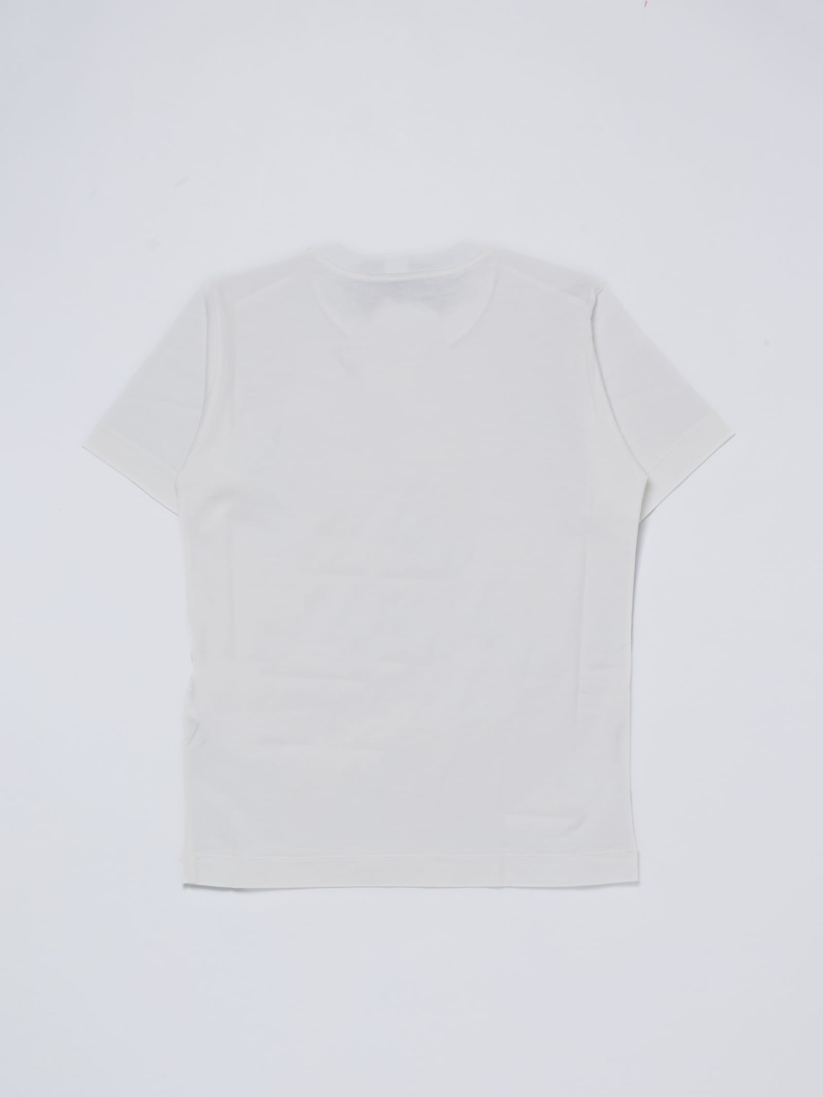 Shop Stone Island Junior T-shirt T-shirt In Bianco