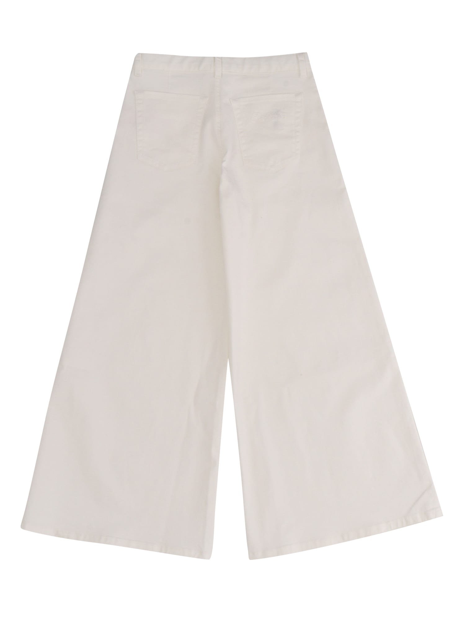Shop Marni Wide-leg Trousers In White