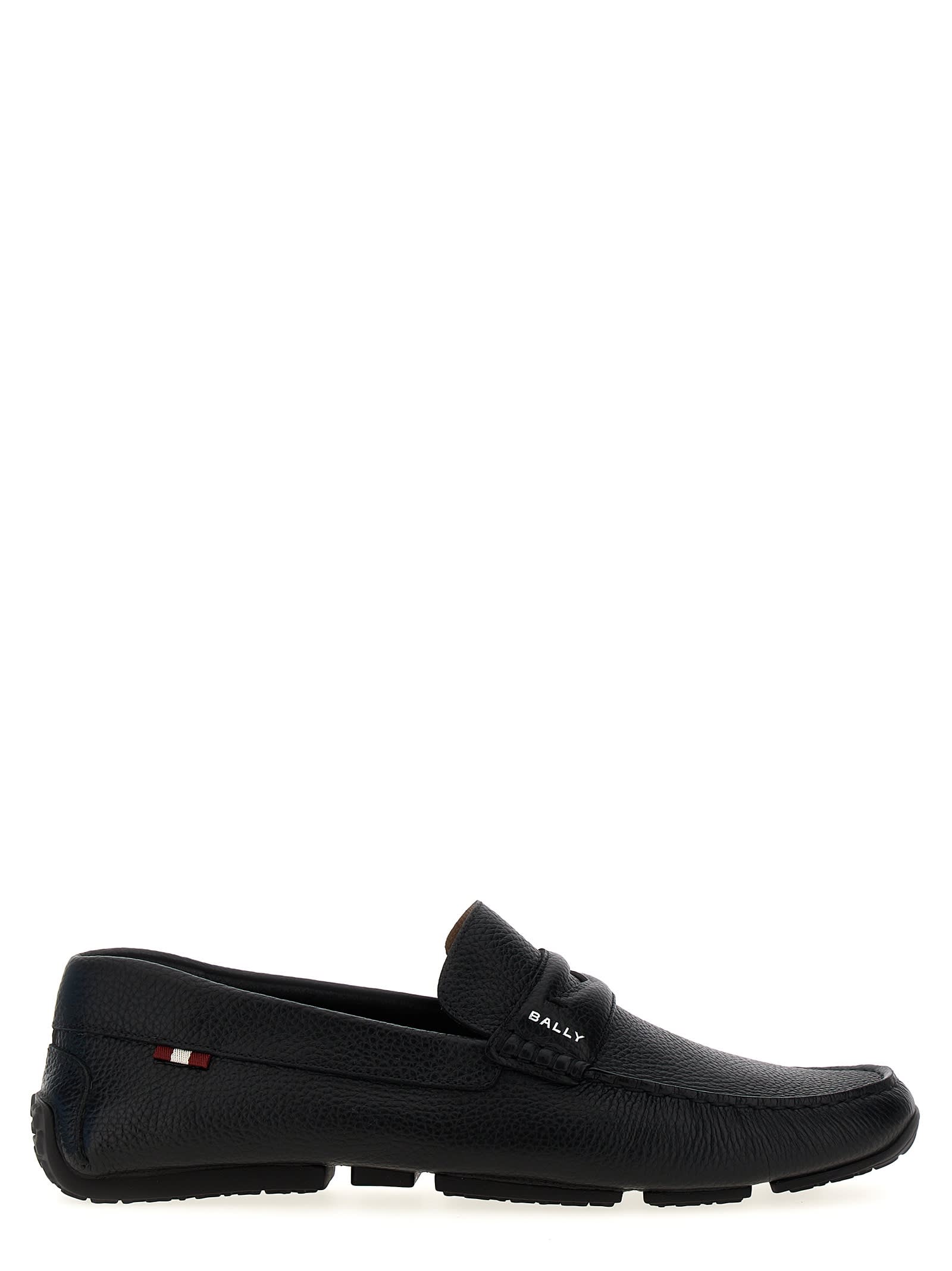 Shop Bally Palven-u Loafers In Black