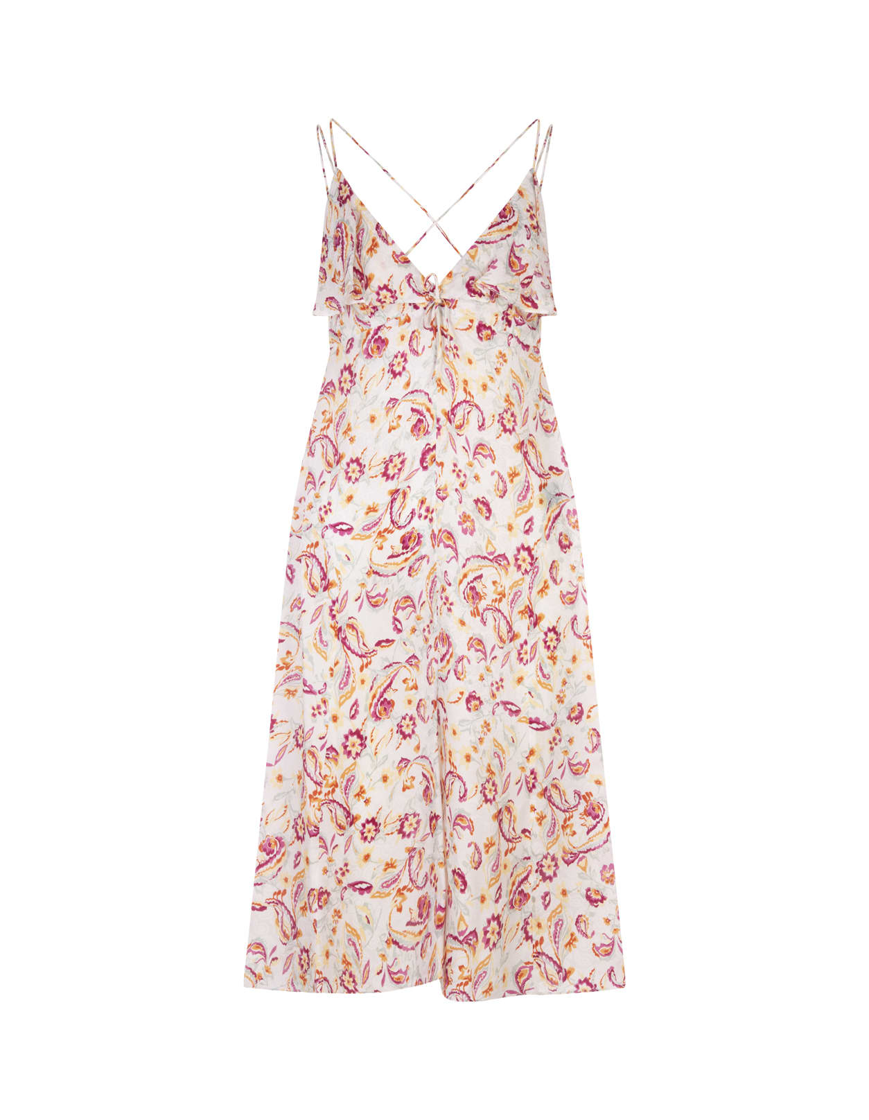 ISABEL MARANT ECRU PRINTED PAYSA DRESS