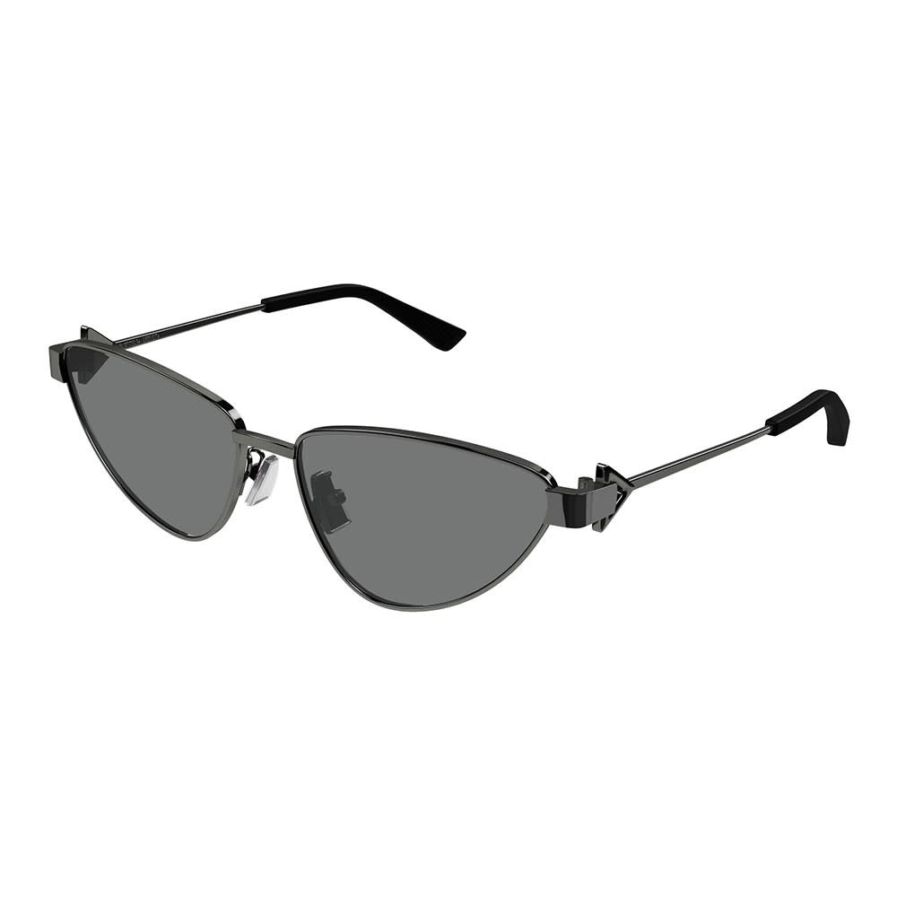 Bottega Veneta Sunglasses In Nero/grigio