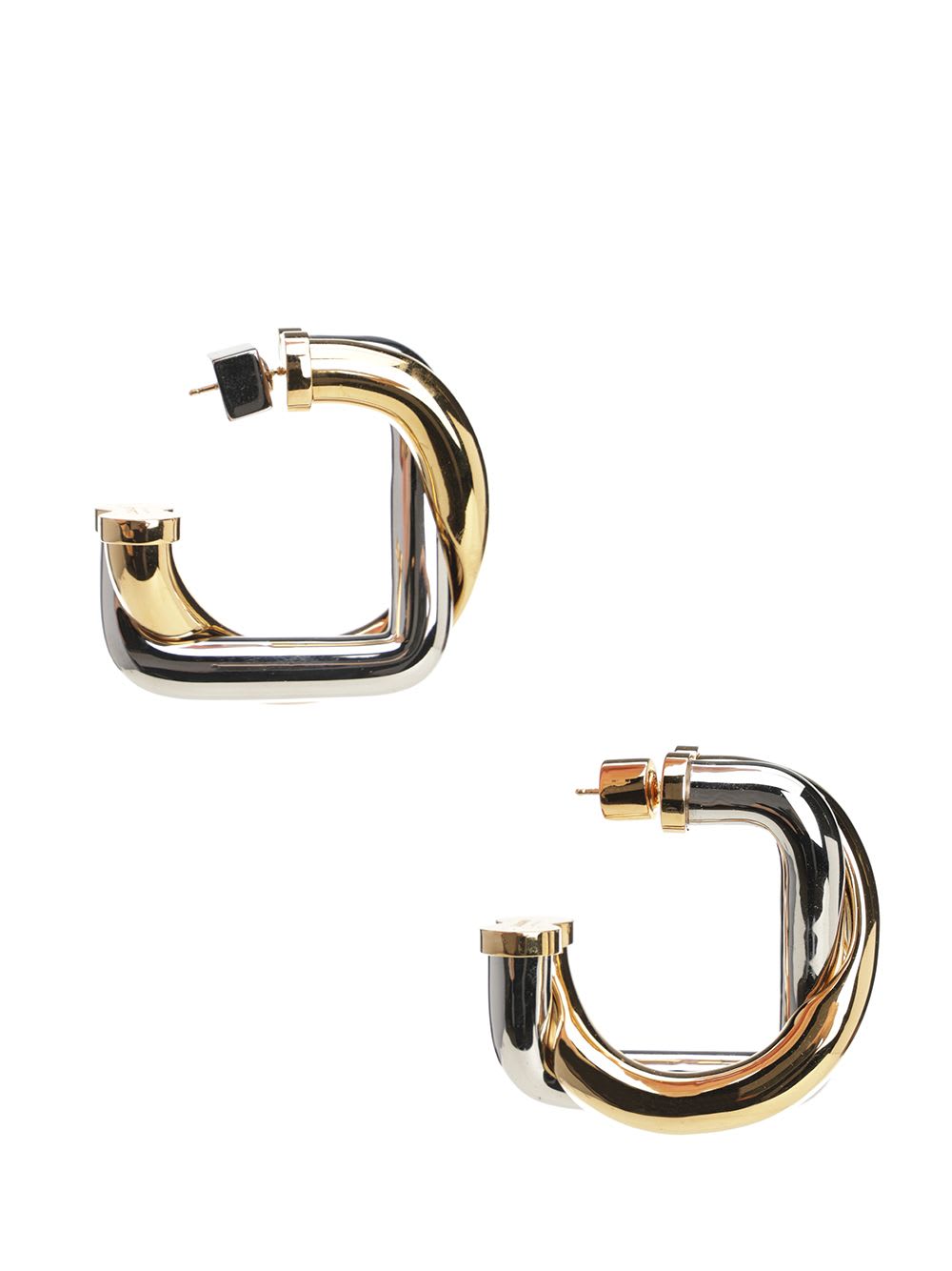 Jacquemus Women Doppio Earrings In Gold