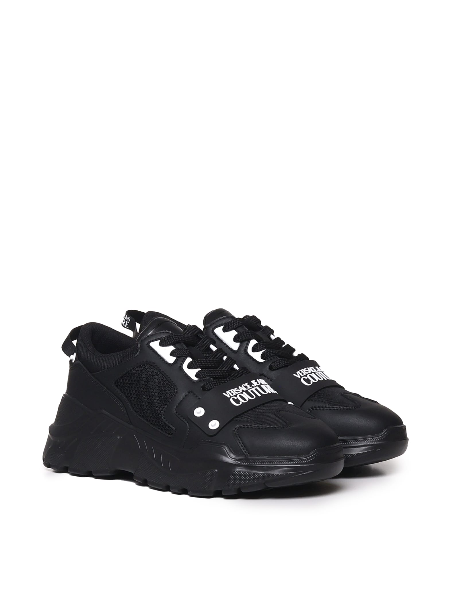 Versace Jeans Couture Sneakers Jeans Couture In Black