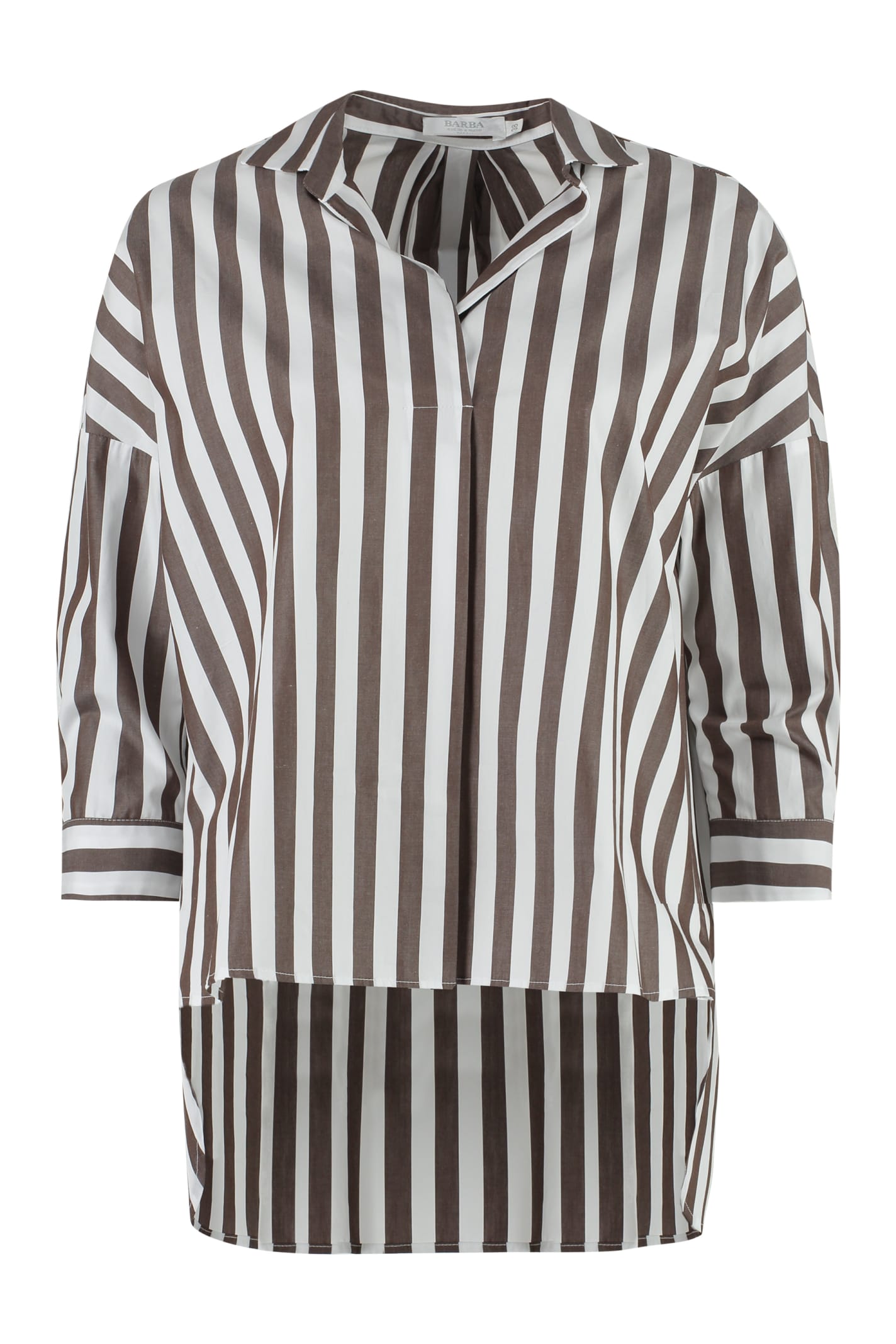Barba Napoli Striped Cotton Shirt