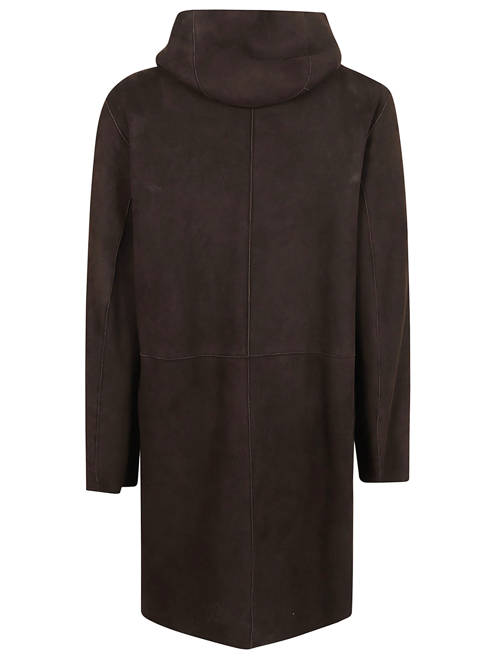 Shop Salvatore Santoro Coat In Dark Brown