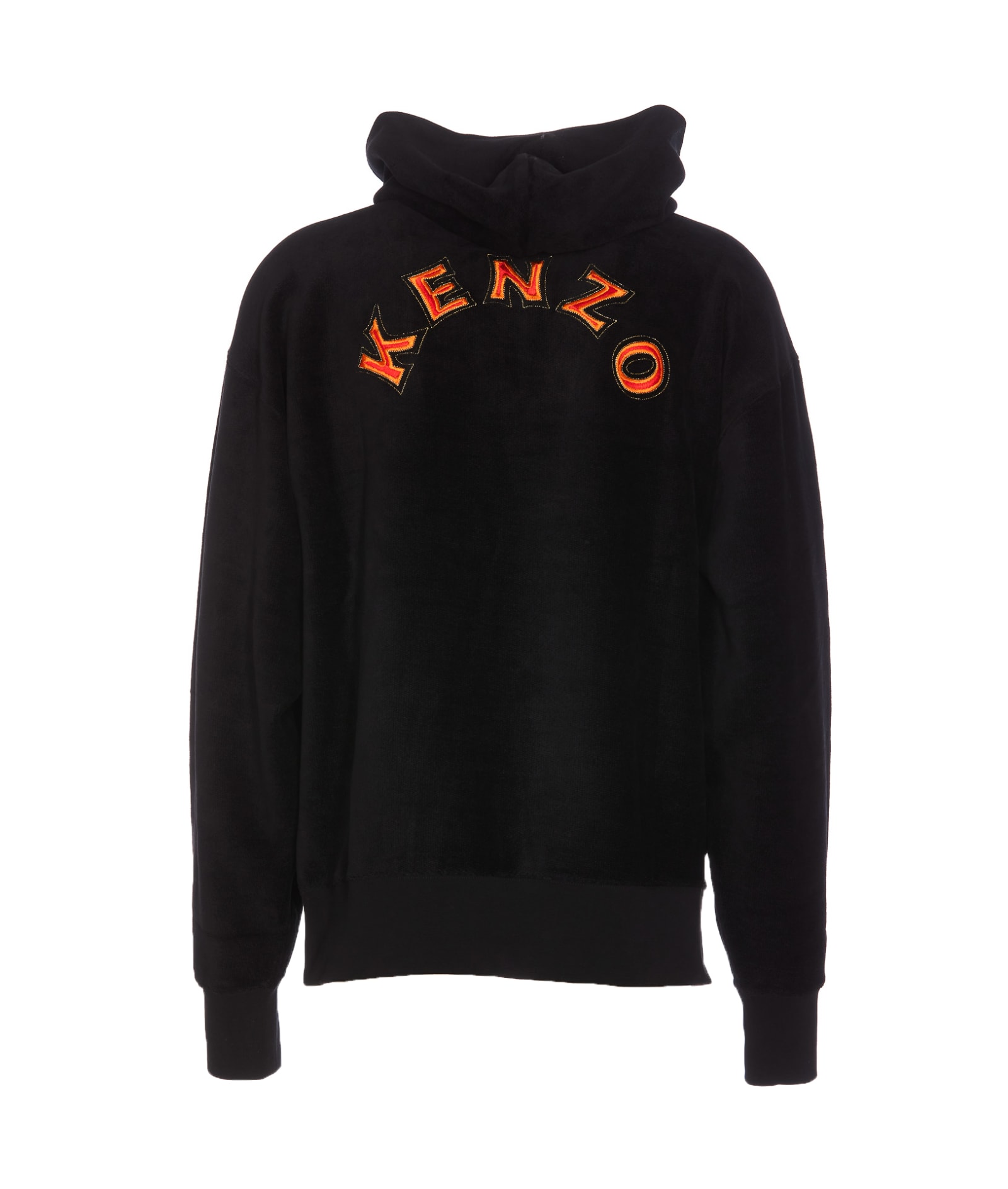 Shop Kenzo Kingyo Oversize Hoodie In Black