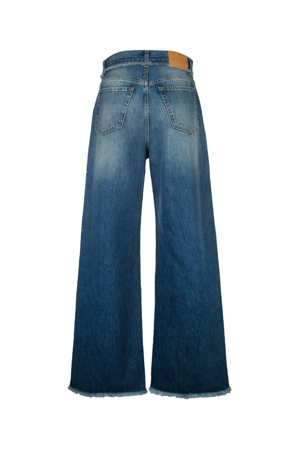 Alanui Fringed Wide Leg Jeans