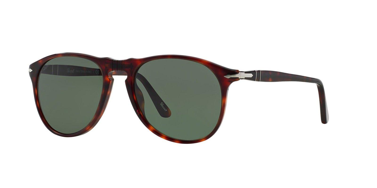 Shop Persol Round Frame Sunglasses In 24/31