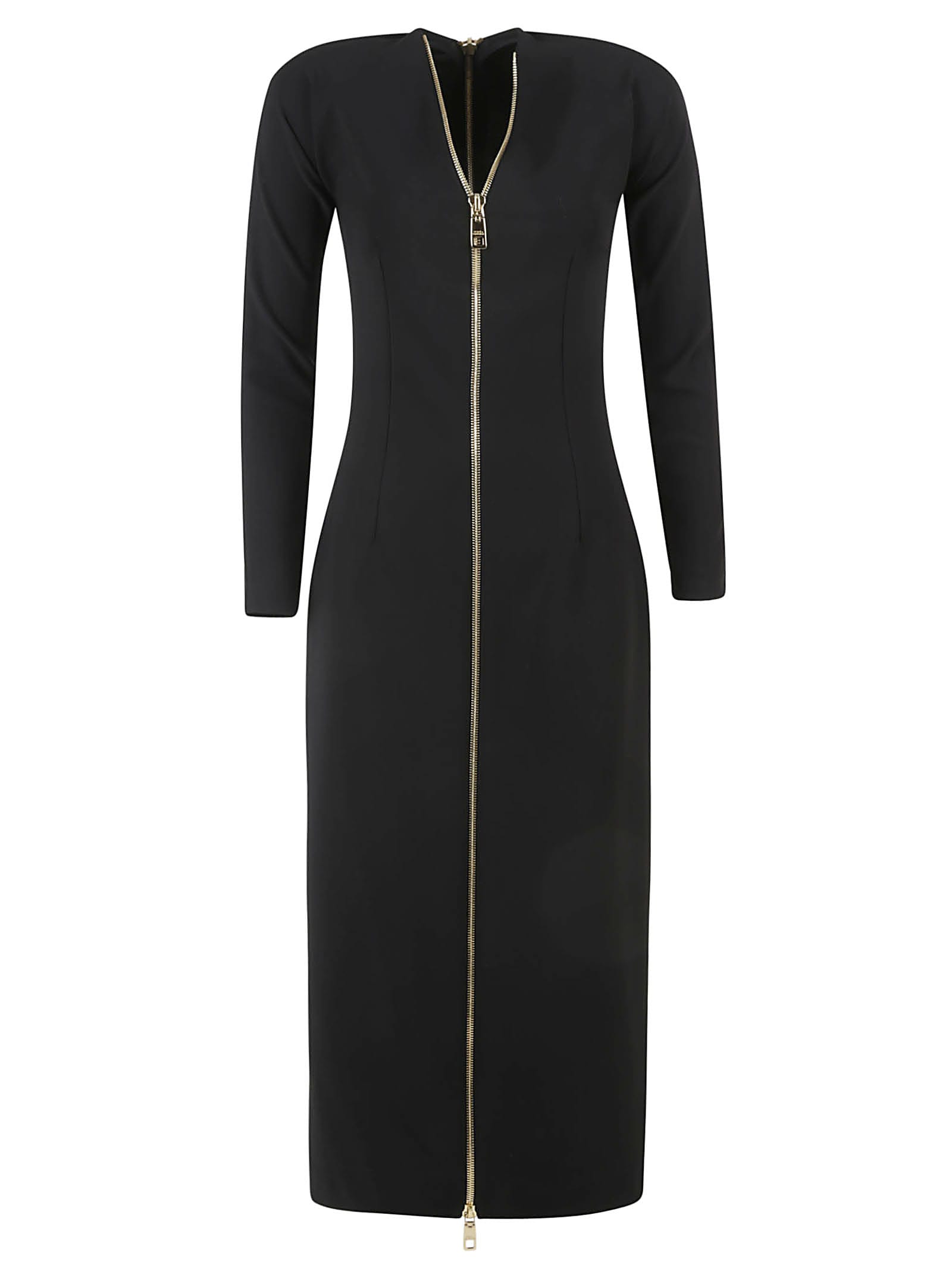 Dolce & Gabbana Zipped Long Slim Dress