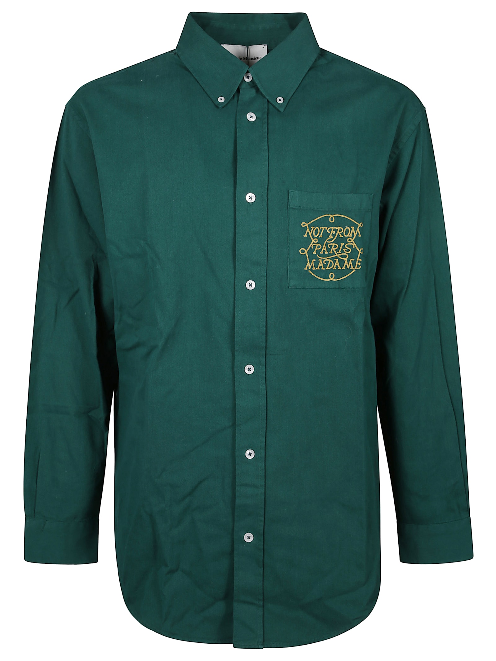 Drôle de Monsieur La Chemise Slogan Tresses