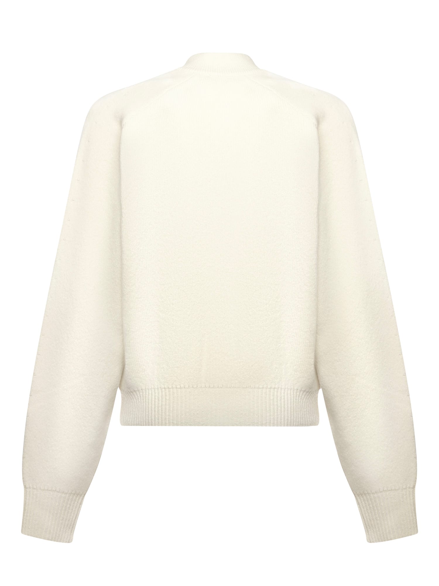 Jacquemus Le Cardigan Pallone Virgin Wool And Cashmere Cardigan In Neutral