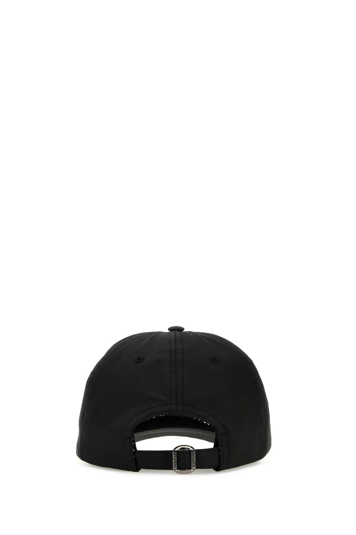 Shop Valentino Black Polyester Blend Baseball Cap