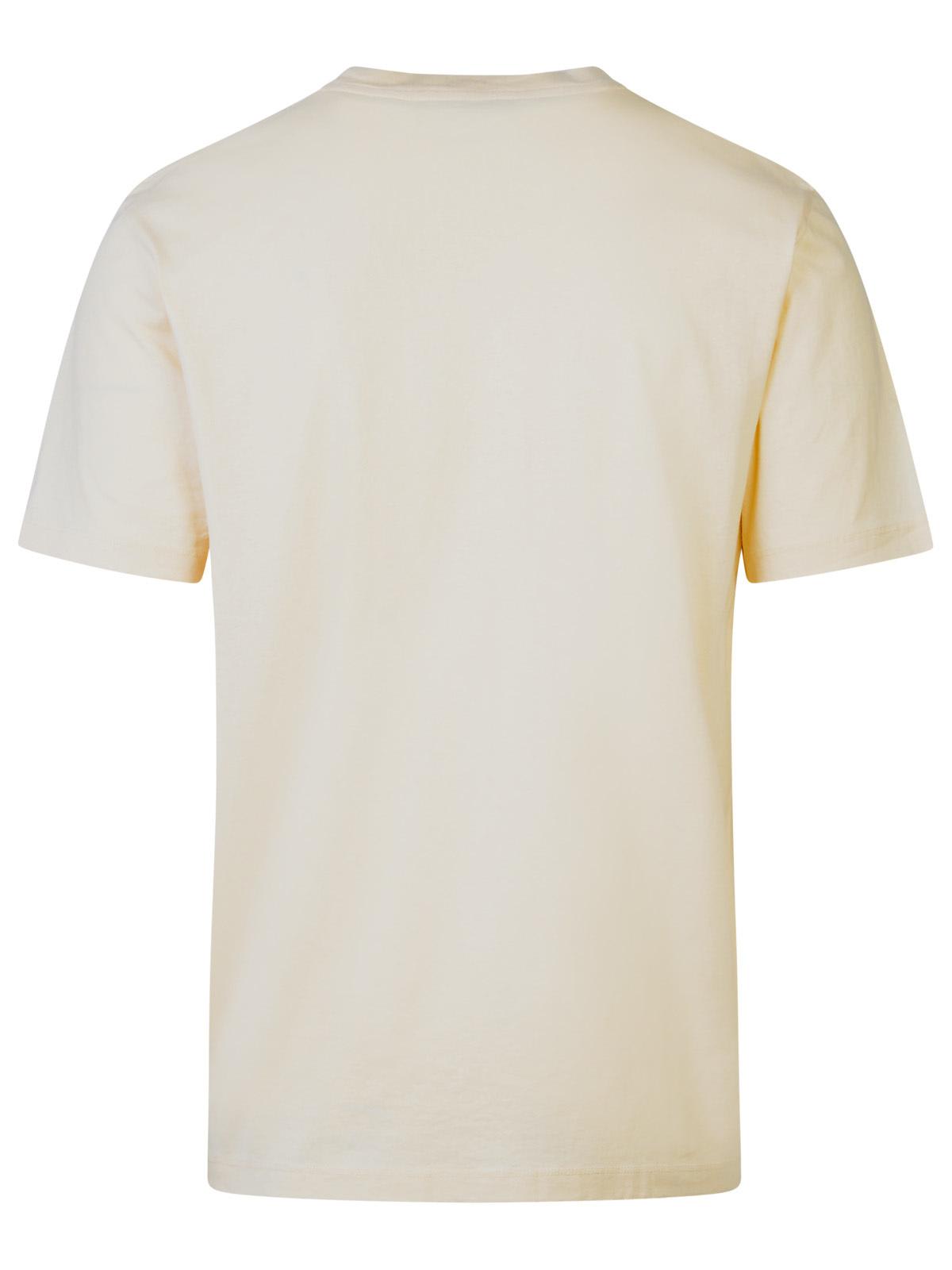 Shop Maison Margiela Set Of 3 White Cotton T-shirts