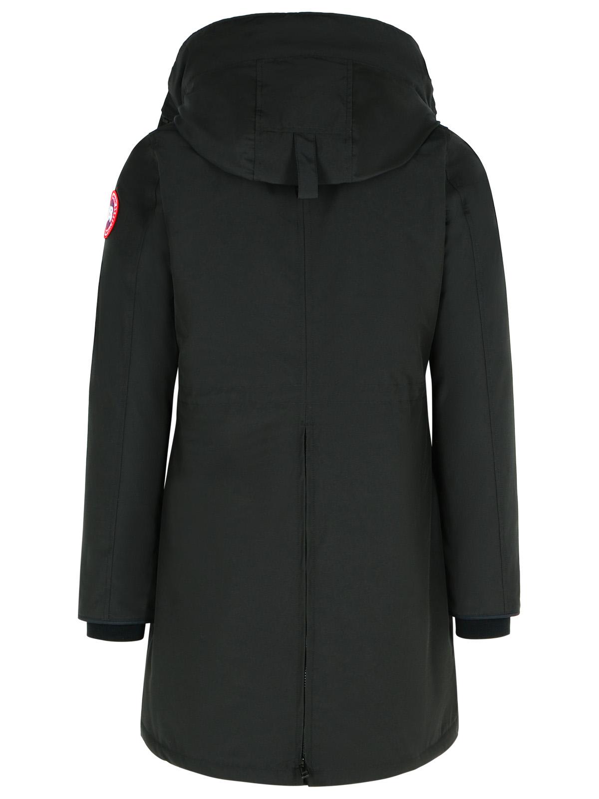 Shop Canada Goose Rossclair Black Cotton Blend Parka