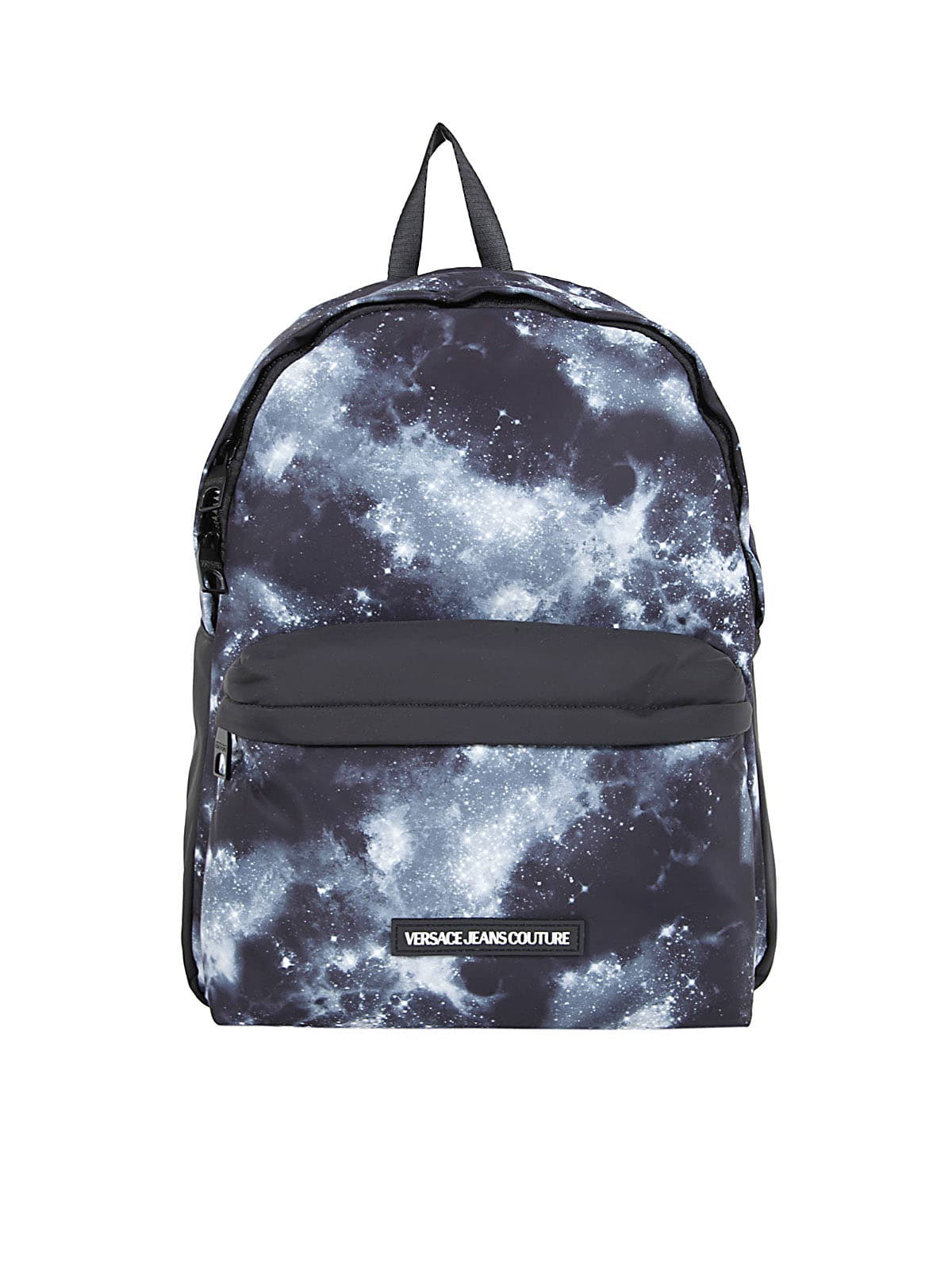 Nylon Galaxy Couture Backpack In Grey Black