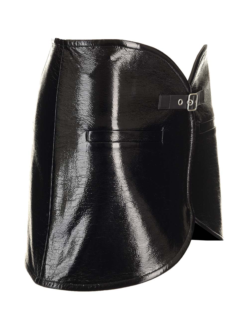 Shop Courrèges Ellisse Miniskirt In Black