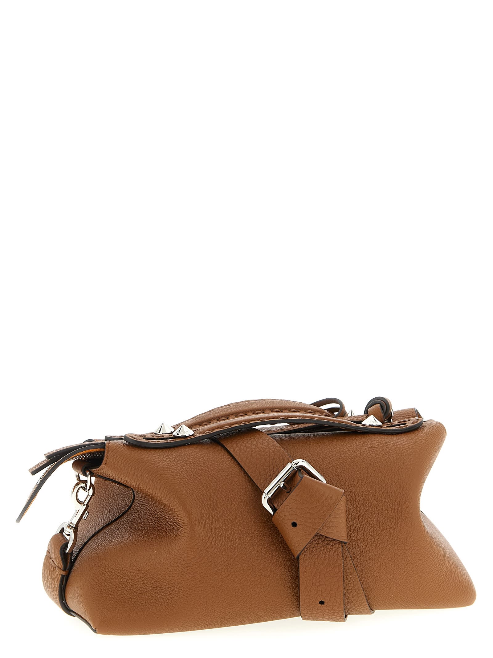 Fendi By The Way Selleria Medium Handbag In Brown