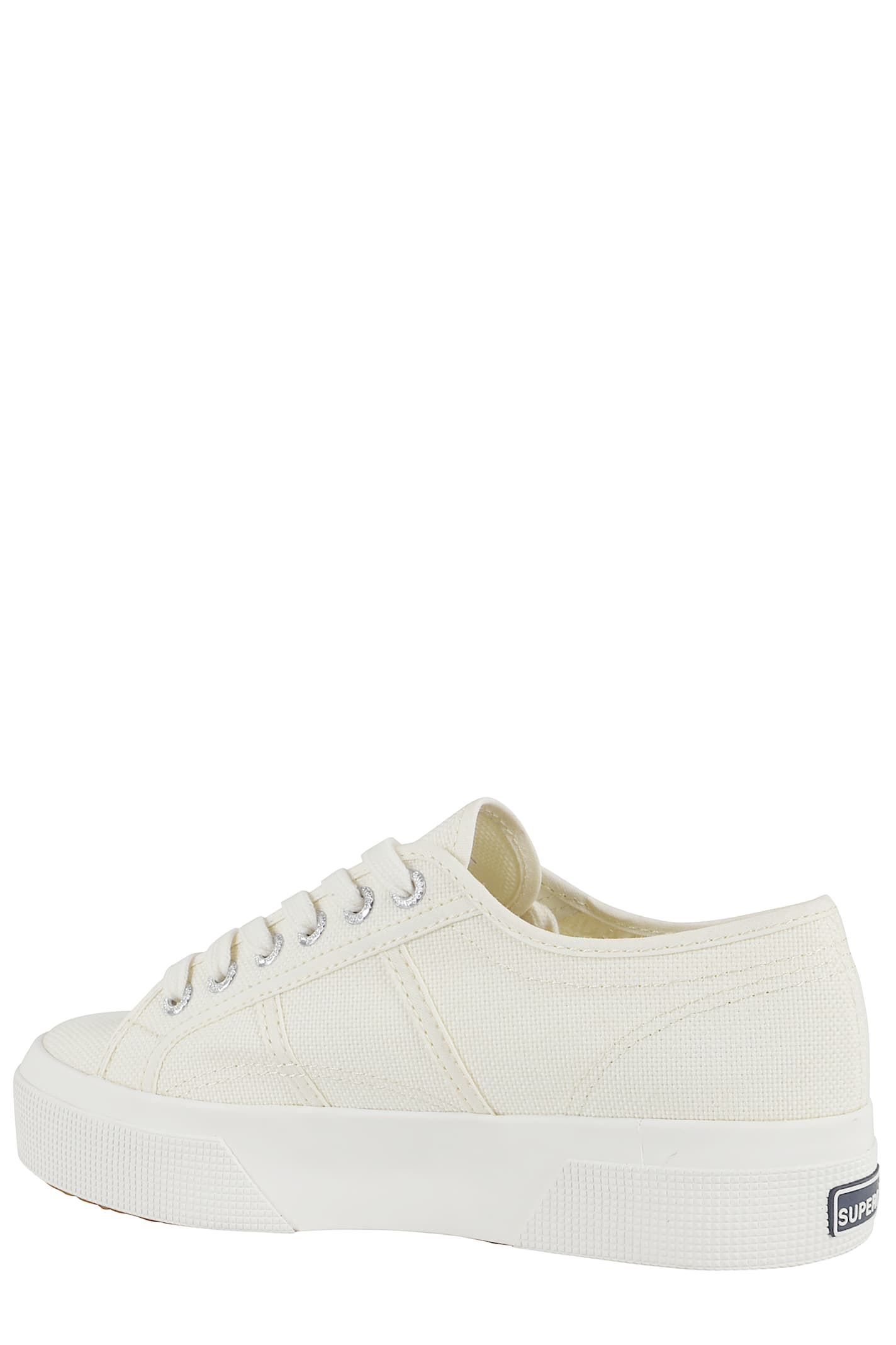 Superga Woman Sneakers White Size 6.5 Textile Fibers In Beige Natural F Avorio Arr
