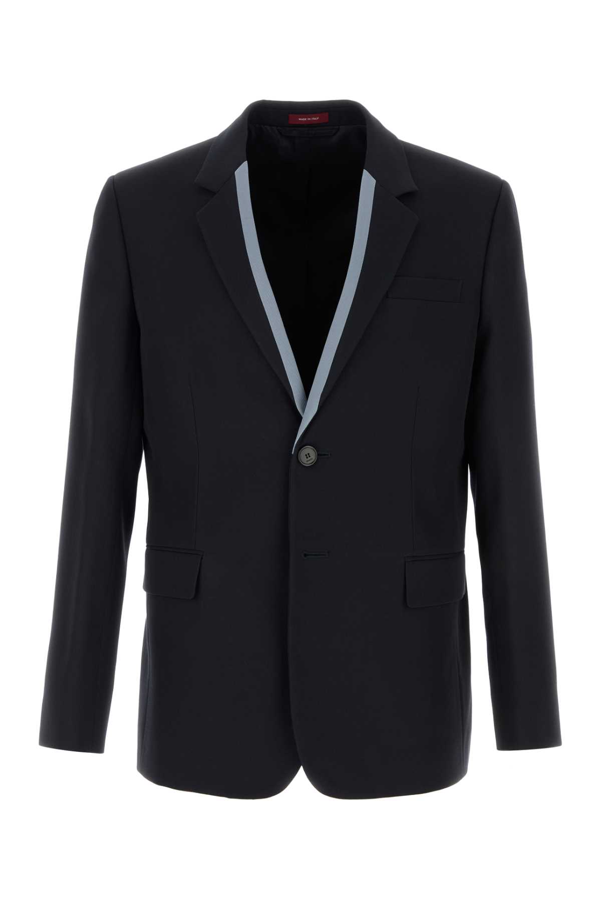 Midnight Blue Wool Blazer