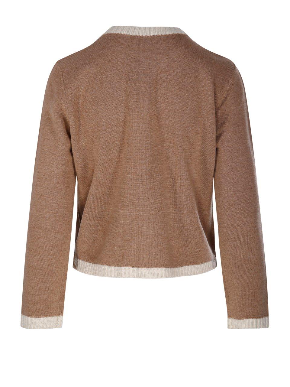 Shop Tory Burch Kendra Chunky Knit Cardigan In Camel