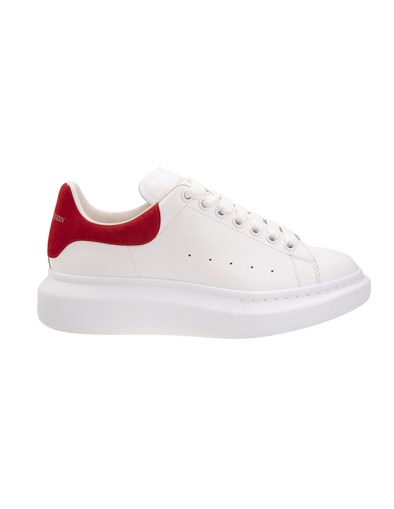 Alexander McQueen White And Red Man Oversized Sneakers