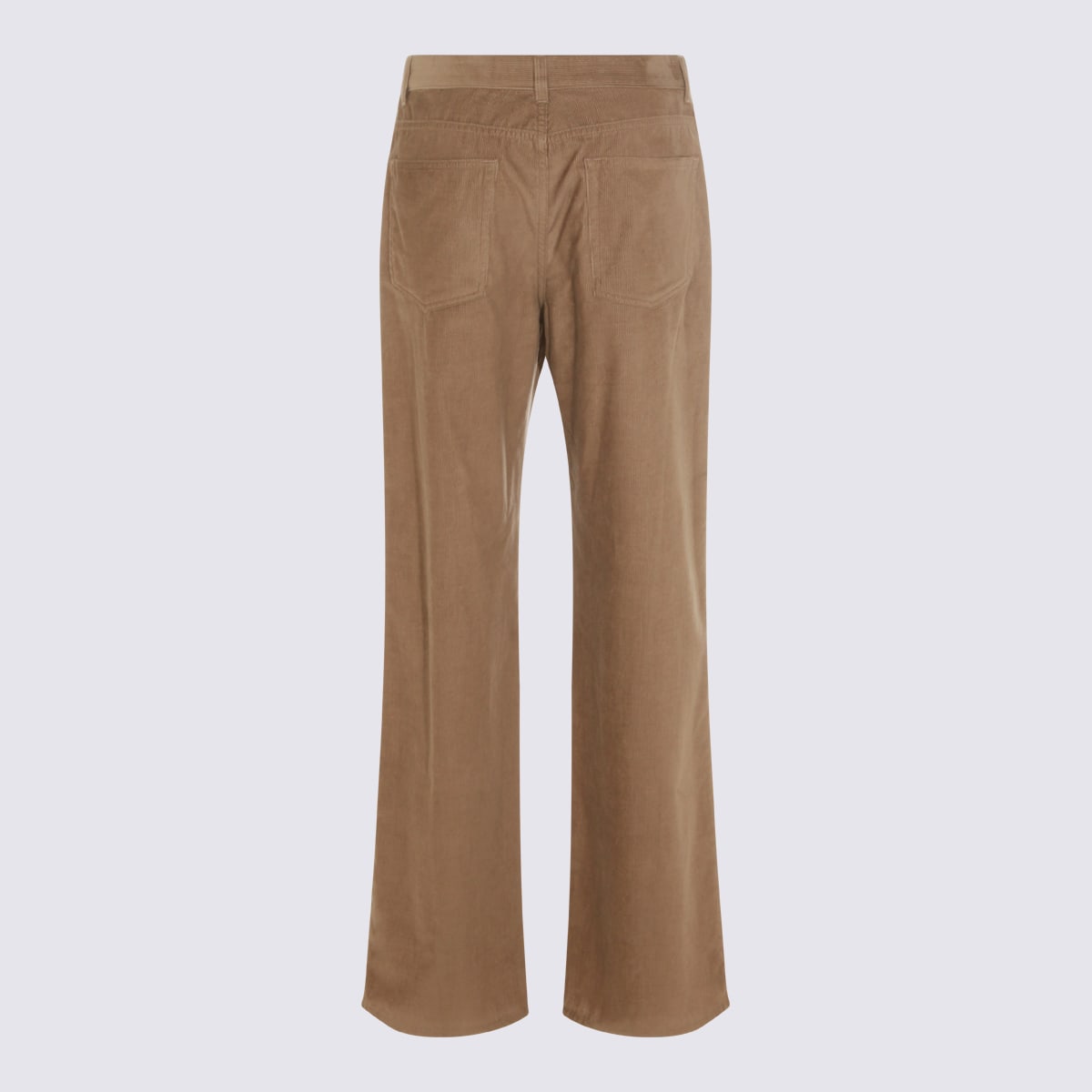 The Row Beige Cotton Pants In Brown
