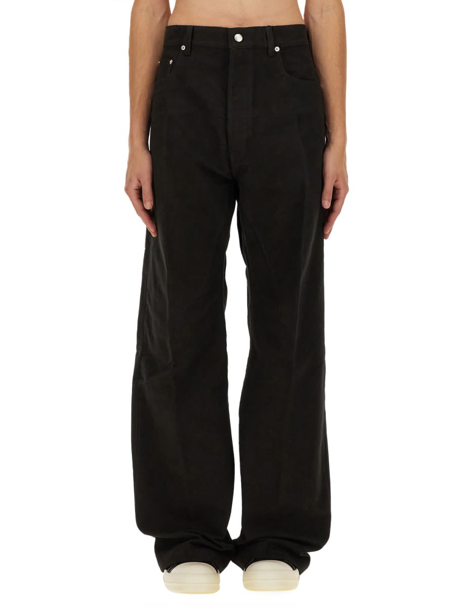 Shop Rick Owens Cotton Pants