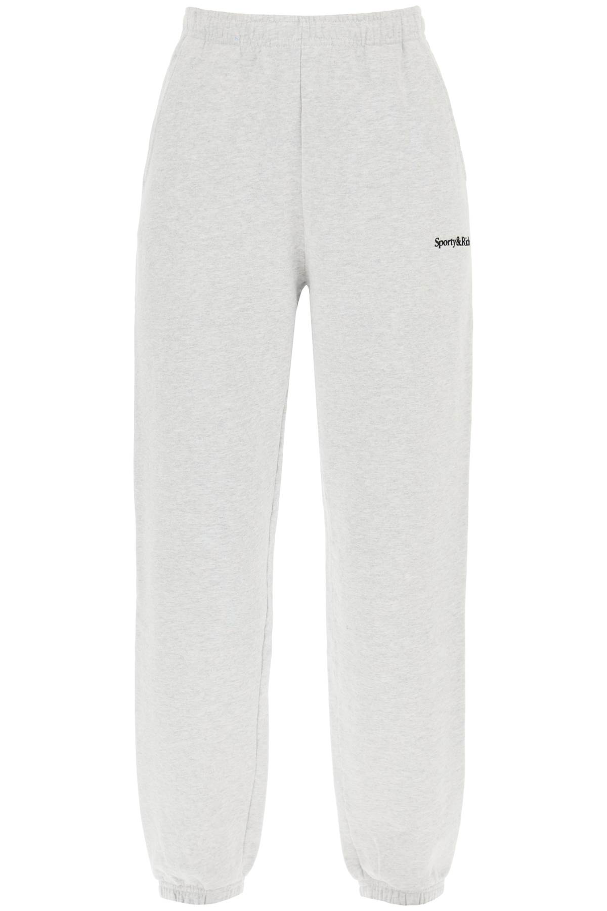 Sporty & Rich Jogger Pants With Logo Detail