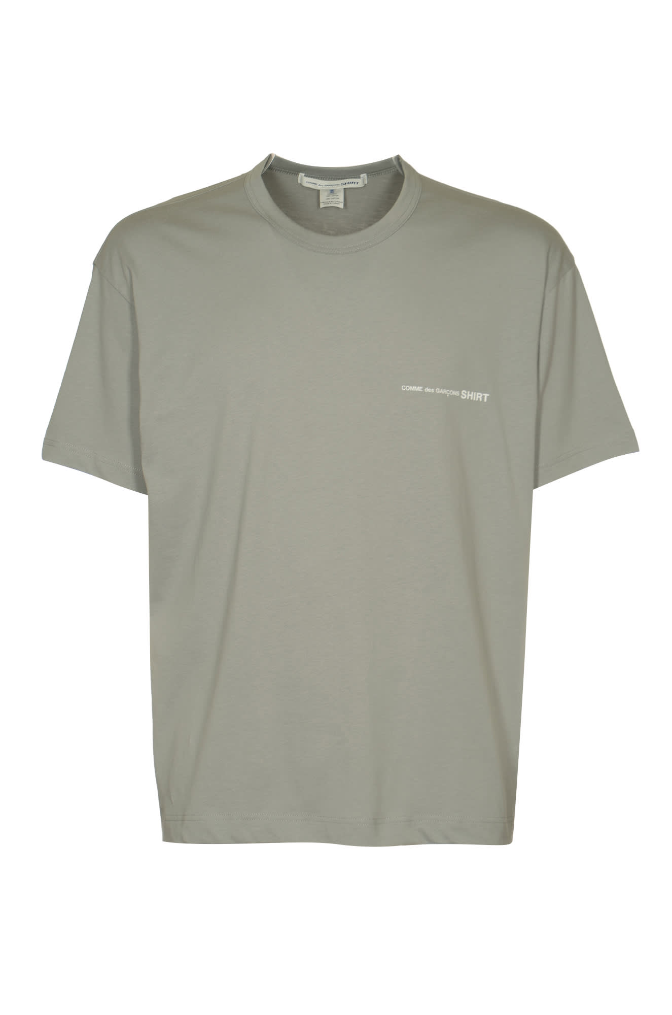 Shop Comme Des Garçons Chest Logo Regular T-shirt In Grey