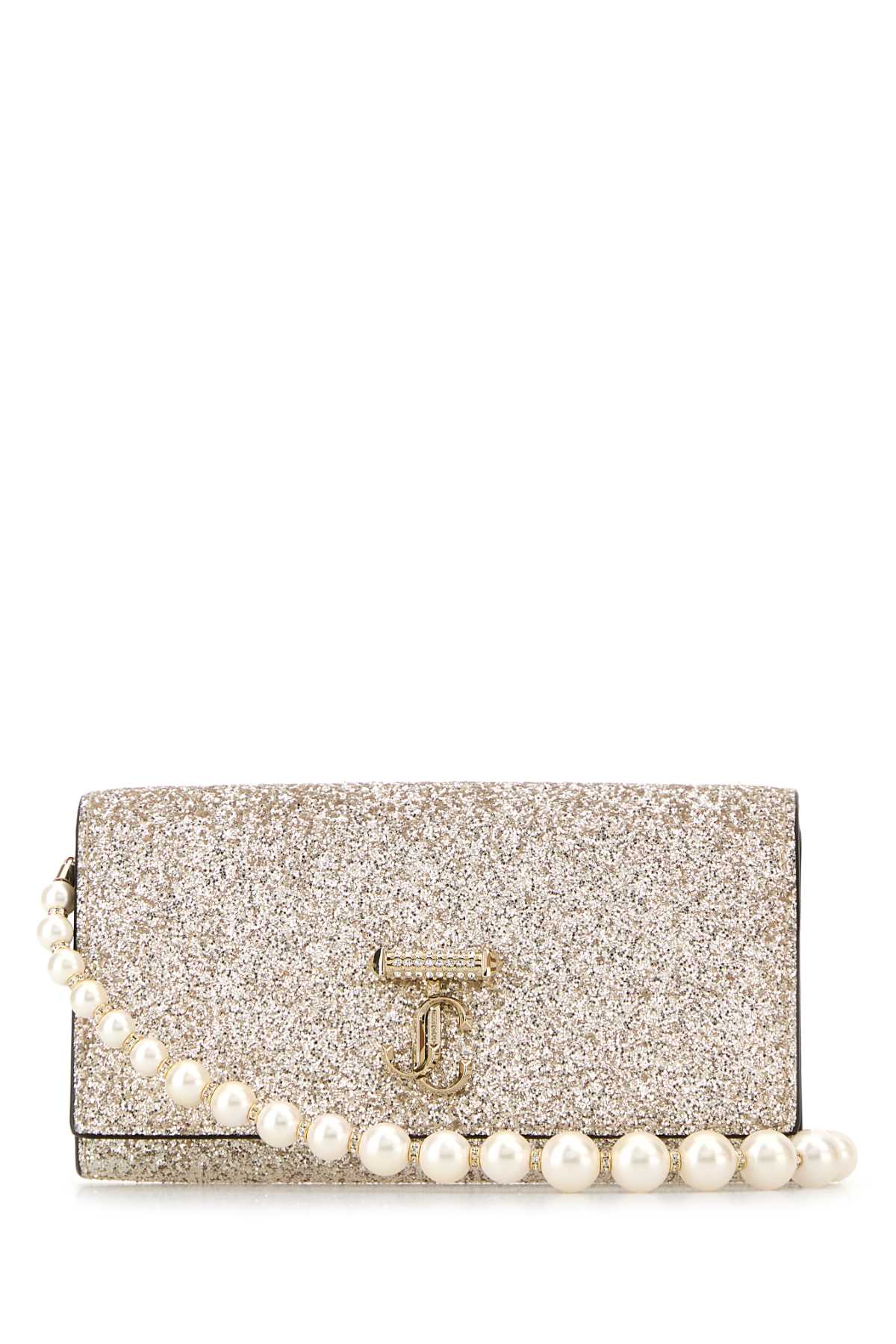 JIMMY CHOO EMBELLISHED FABRIC AVENUE WALLET