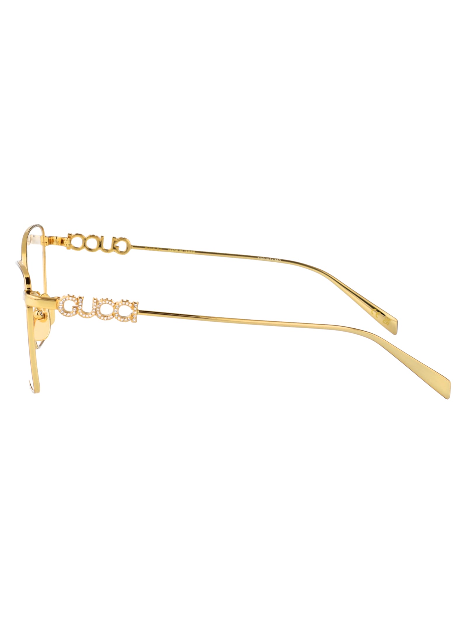 Gucci Gg1807o Glasses In Gold