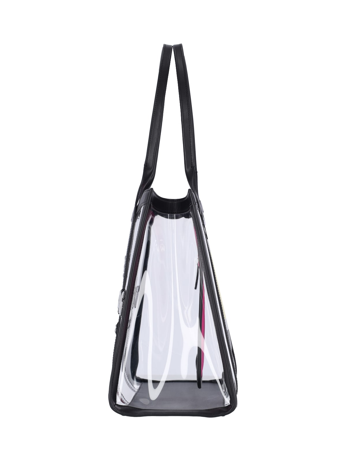 Shop Marc Jacobs Large Transparent Tote Bag In Black
